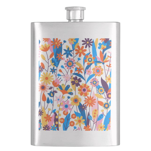 Cantil Fundo Floral Multicolor Exótico-32939 (Frente)