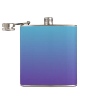 Cantil Fundo Gradiente Simples Roxo Turquesa Azul
