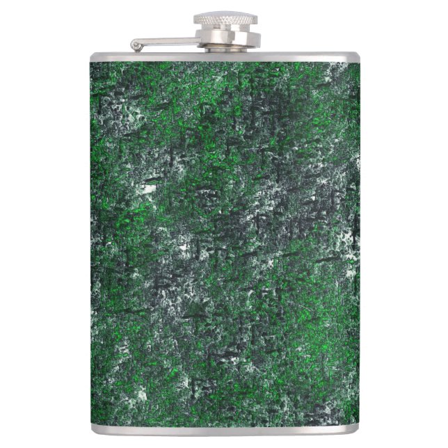 Cantil Fungo verde sobre rocha ou tronco de cinza esbranq (Frente)