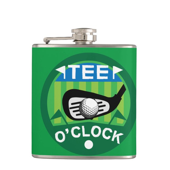 Cantil Funny Golfing Pros Golfing Fanatics Sports Flask (Frente)