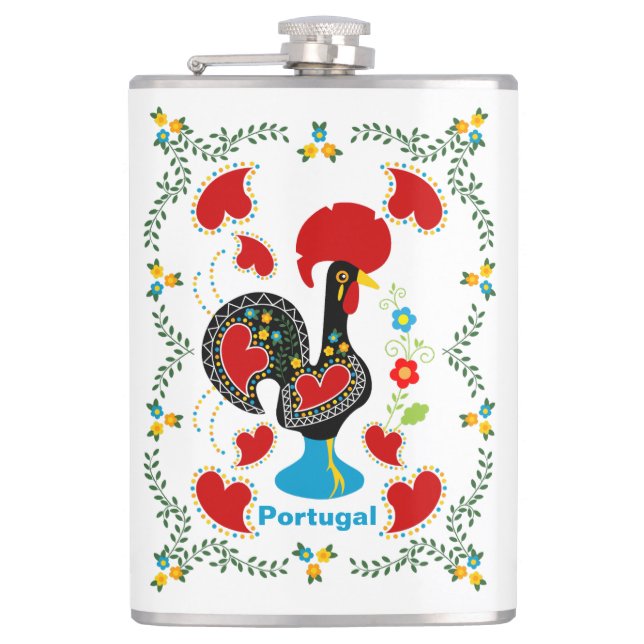 Cantil Galo Tradicional de Portugal em preto (Frente)