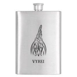 Cantil Galo Tribal Negro e Branco