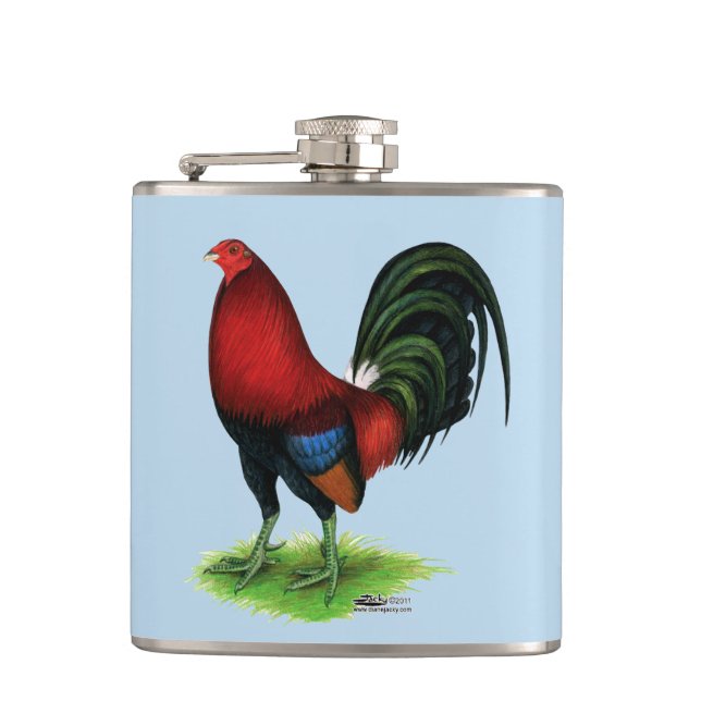 Cantil Gamecock: Vermelho escuro (Frente)