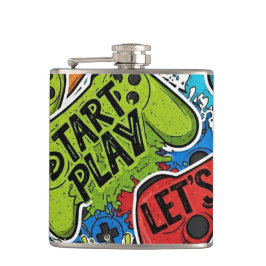Cantil Gamer Pattern Flask