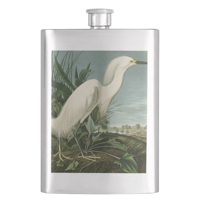 Cantil Garça Branca de Audubon Ave de Passarinhos (Frente)