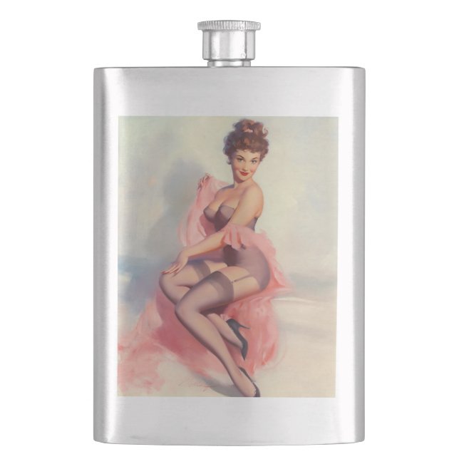Cantil Garota Pinup Vintage (Frente)
