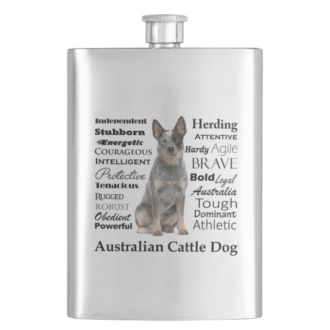 Cantil Garrafa australiana do cão do gado (Frente)