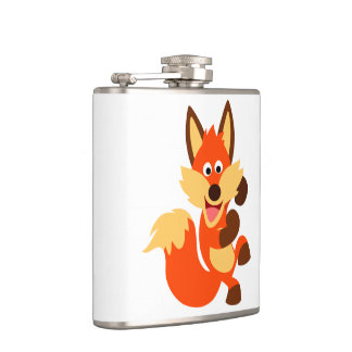 Cantil Garrafa bonito do quadril do Fox dos desenhos