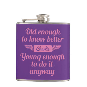 Cantil Garrafa conhecida feita sob encomenda "velha &