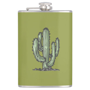 Cantil Garrafa da ilustração do cacto