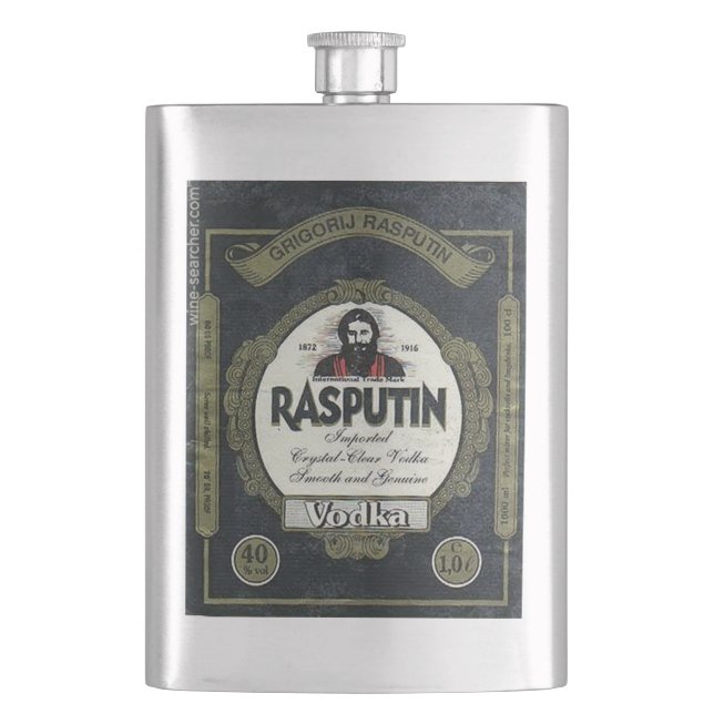 Cantil Garrafa da vodca de Rasputin (Frente)