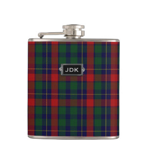 Cantil Garrafa da xadrez de Tartan de Kilgour do clã de