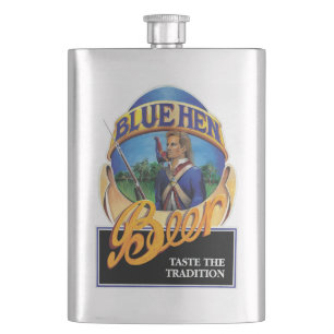 Cantil Garrafa de aço inoxidável da cerveja azul da