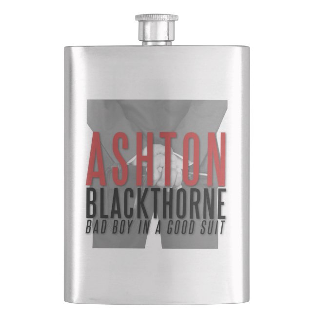 Cantil Garrafa de Ashton Blackthorne (Frente)