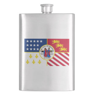 Cantil Garrafa de hipocras da bandeira de Detroit, Michig