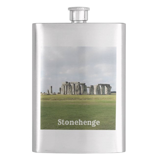 Cantil Garrafa de lembrança Stonehenge Inglaterra (Frente)