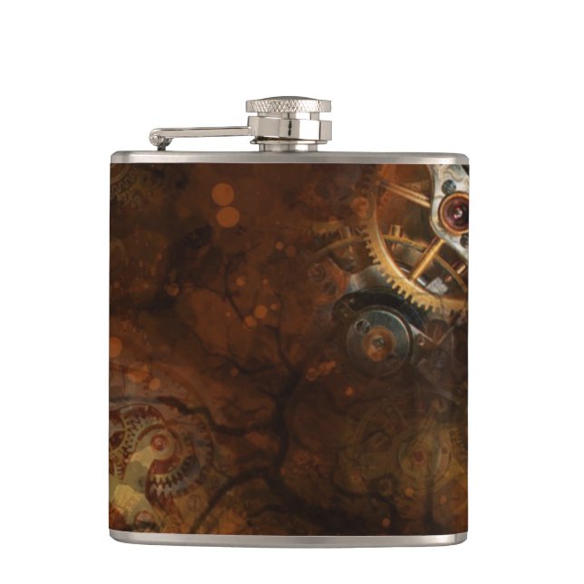Cantil Garrafa de Steampunk (Frente)