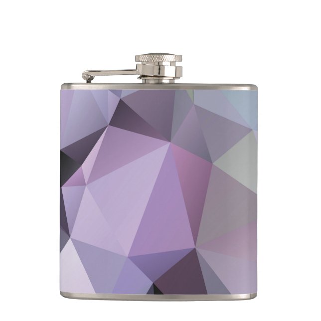 Cantil Garrafa: Design-Máscaras do polígono do roxo & da (Frente)