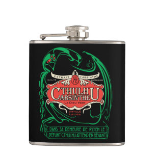 Cantil Garrafa do absinto de Cthulhu