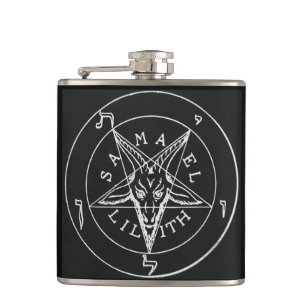 Cantil garrafa do baphomet