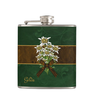 Cantil Garrafa do costume de Edelweiss do olhar do Velho