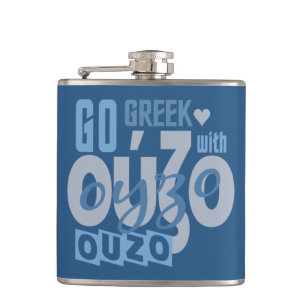 Cantil Garrafa do costume de OUZO