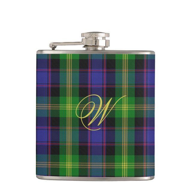 Cantil Garrafa do Tartan de Watson (Frente)