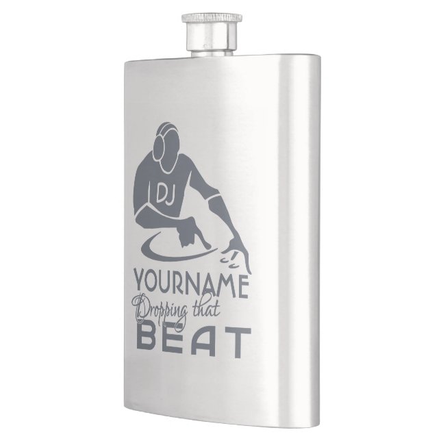 Cantil Garrafa feita sob encomenda do monograma do DJ (Esquerda)