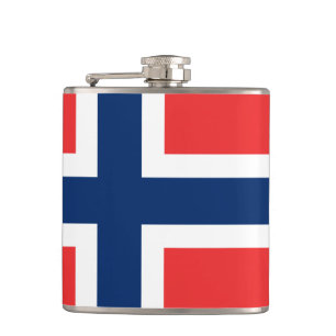 Cantil Garrafa norueguesa da bandeira