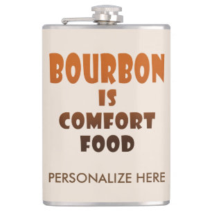 Cantil GARRAFA PERSONALIZADA - o BOURBON é comida do