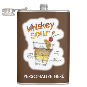 CANTIL GARRAFA PERSONALIZADA, RECIPE COCKTAIL WHISKEY SOU