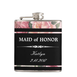 Cantil Garrafa preta do casamento da madrinha de