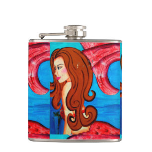 Cantil garrafa redheaded da sereia