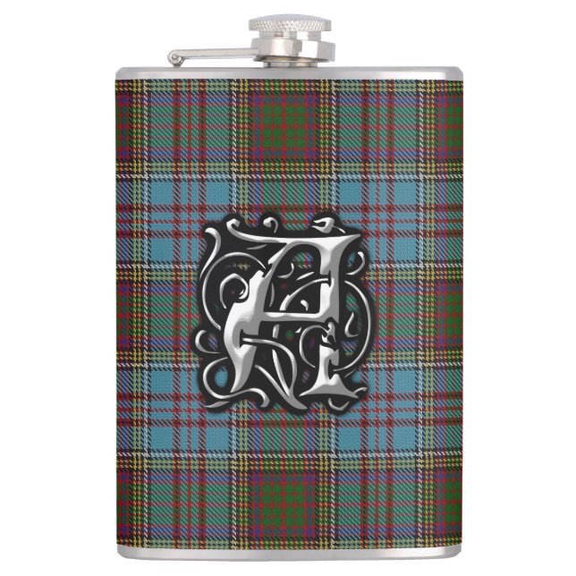 Cantil Garrafa velha de Scotland do Tartan de Anderson do (Frente)