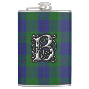 Cantil Garrafa velha de Scotland do Tartan de Barclay do