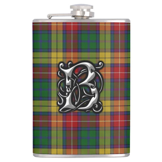 Cantil Garrafa velha de Scotland do Tartan de Buchanan do (Frente)