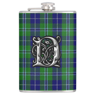Cantil Garrafa velha de Scotland do Tartan de Douglas do