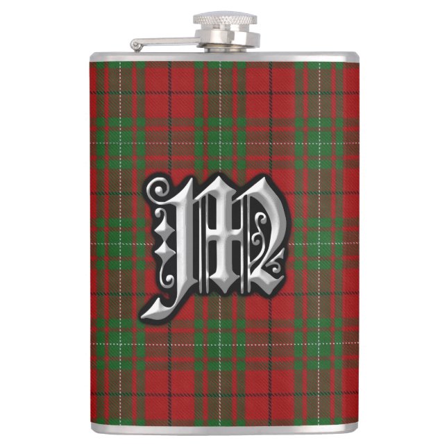 Cantil Garrafa velha de Scotland do Tartan de MacAulay do (Frente)