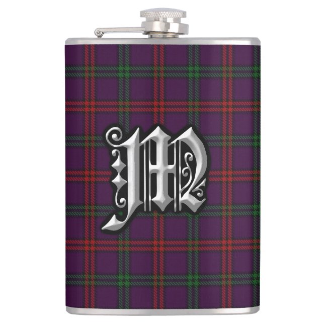 Cantil Garrafa velha de Scotland do Tartan de Montgomery (Frente)
