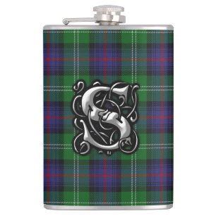Cantil Garrafa velha de Scotland do Tartan de Sutherland