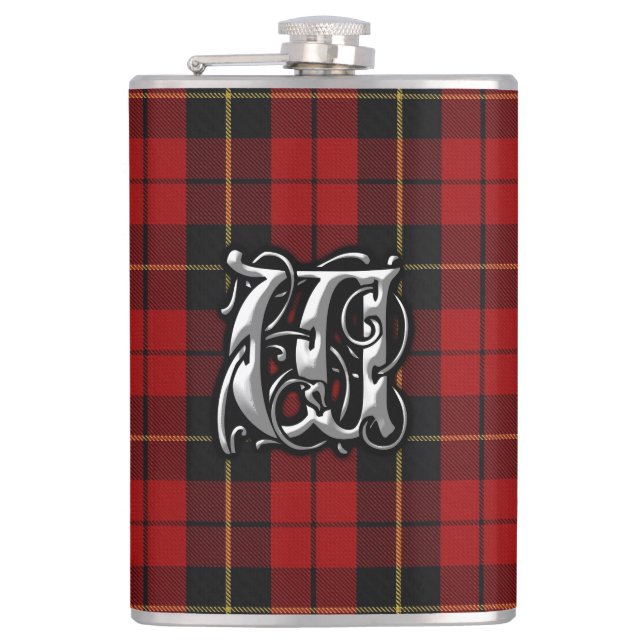 Cantil Garrafa velha de Scotland do Tartan de Wallace do (Frente)