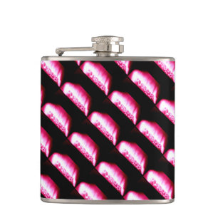 Cantil garrafa vermelha e preta