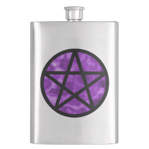 Cantil Garrafa violeta roxa do Pentacle