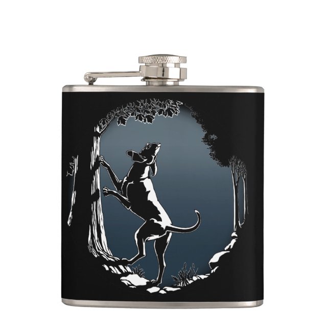 Cantil Garrafas feitas sob encomenda da bebida do cão de (Frente)