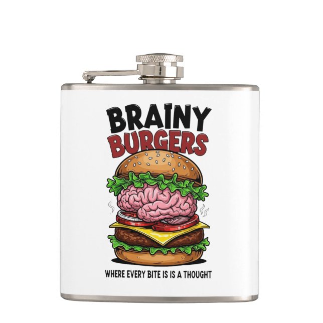 Cantil Garrafinha de Burgers Brainy (Frente)