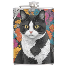 Cantil Gatinho entre as flores