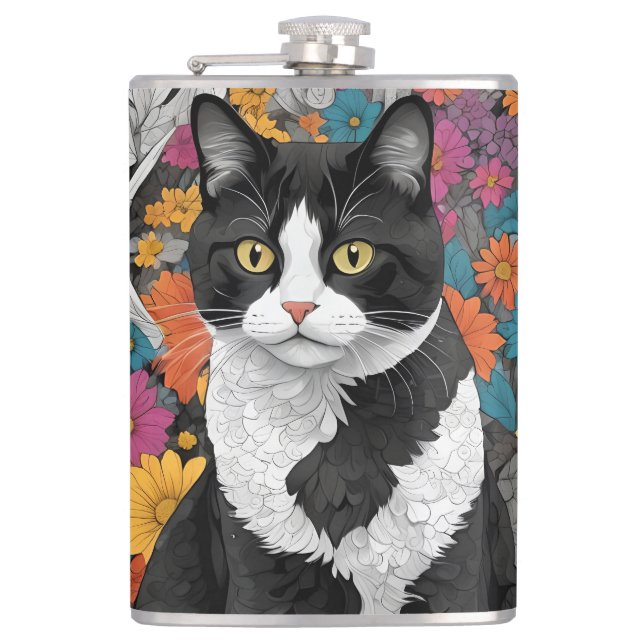 Cantil Gatinho entre as flores (Frente)