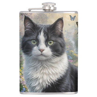 Cantil Gatinho no jardim de flores