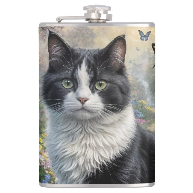 Cantil Gatinho no jardim de flores (Frente)