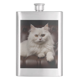 Cantil Gato branco majestoso